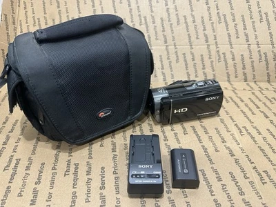 Sony Handycam HDR-CX130 High Def Camcorder  OEM Battery & Charger. Tested! - Image 1 of 4