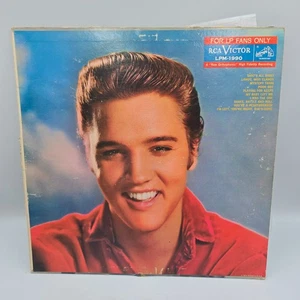 ELVIS PRESLEY LP Mono FOR LP FANS ONLY RCA - Good - Picture 1 of 4