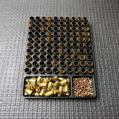 9mm Luger Ammo Reloading Tray Organizer Gunsmith Pistol Bullet Loading - Image 1 of 4