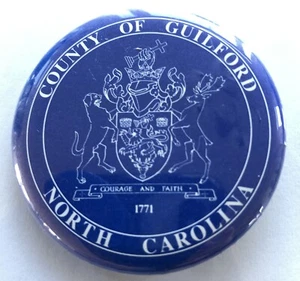 GUILFORD COUNTY NORTH CAROLINA KNOPF/ANSTECKNADEL - Bild 1 von 4