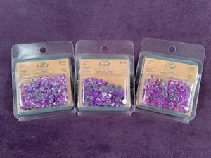 Set 550 Acryl Edelsteine Strass Kristall flache Rückseite facettiert - Lavendel lila NEU - Bild 1 von 10
