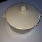 MCM Glitter Laminate Formica Style Ceramic Casserole Baking Dish 8X4.5  READ