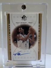 2000-01 SP Authentic Sign of the Times Tracy McGrady Auto 