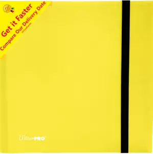 ULTRA PRO BINDER ECLIPSE PRO Binder 12 Pocket Holds 480 Cards Yellow - Picture 1 of 7