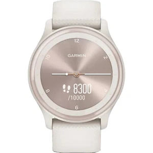 Garmin Vivomove Sport White 32MB Bluetooth Smartwatch NEW - Picture 1 of 3