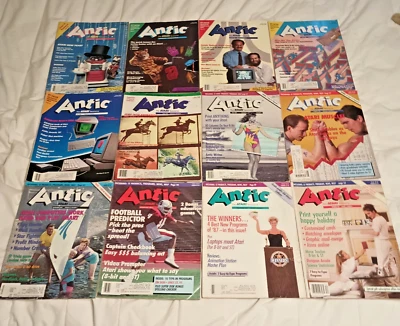 Lote completo de revista de recursos antiguos Atari 1987 conjunto 12 meses enero - diciembre Foto 1 de 4