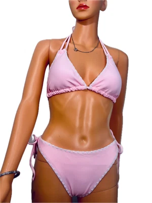 Nuevo conjunto de bikini, conjunto de bikini atado, traje de baño de dos piezas, talla M Foto 1 de 4