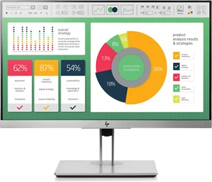 HP EliteDisplay E223 21,5-Zoll Monitor IPS FHD 1920x1080 DP HDMI VGA USB 7ms - Bild 1 von 3