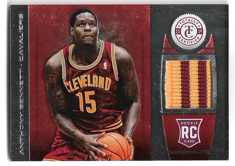 Anthony Bennett /25 2013-14 Panini Totally Certified Red Rookie Patch #185 - Image 1 of 2