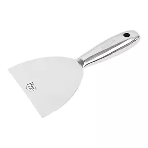 Spachtel ganz aus Edelstahl rostfrei 125 mm Malerspachtel Stielspachtel Schaber - Bild 1 von 4