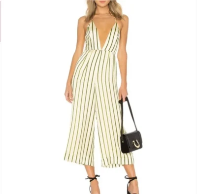 House of Harlow 1960 Monet Jumpsuit Sizes XXS, XS & Small New Striped - Image 1 of 4
