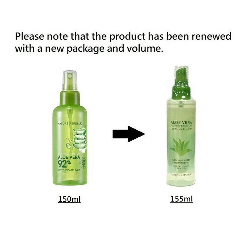 Nature Republic Soothing & Moisture Aloe Vera 92 Soothing GEL Mist 155ml