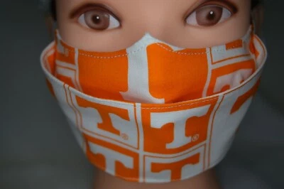 University of TN  face mask Adjustable for adult, Washable, cotton, Reusable - Image 1 of 3