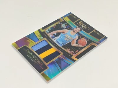 2018-2019 EVAN FOURNIER DENVER NUGGETS 25/25 GAME-WORN MATERIAL 3-COLOR PATCH  — 第 1/4 张图片