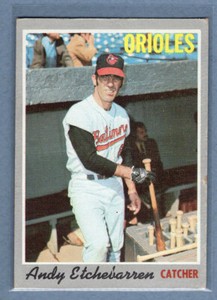 1970 Topps #213 Andy Etchebarren  VG  GO450