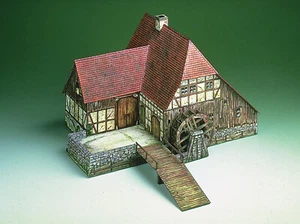 Kartonmodellbau H0 Wassermühle Windmühle Krantor Danzig Windrad 1:87 NEU OVP - Picture 1 of 11