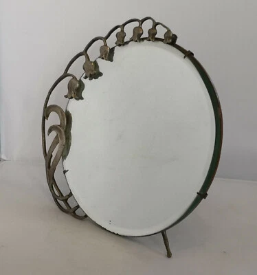 Luigi Fontana quadro antigo espelho penteadeira mesa design Art Nouveau Fontana Arte  - Imagem 1 de 4