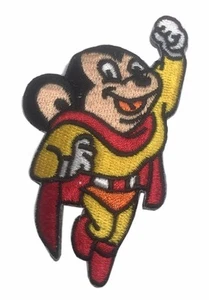Parche de hierro bordado de 3 pulgadas Mighty Mouse Action - Imagen 1 de 1