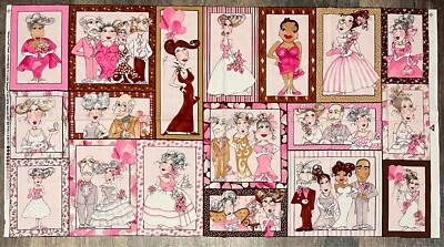 Loralie Harris SENIOR PROM PANEL 2007 Loralie Designs Cotton Fabric 23" x 44" - Image 1 of 2