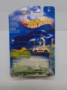 2002 Hot Wheels w/Atomix Car #174 Wastelanders 8/10 Green 57164 New Chevrolet 57 - Picture 1 of 2