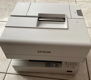 epson tm-j7700 imprimante ticket, chèque usb + ethernet + cartouche d encre - Photo 1/4