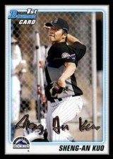 2010 Bowman Prospects Black #BP52 Sheng-An Kuo Rockies NM-MT 