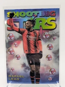 2023-24 Topps Chrome Uefa Club Competitions Rafael Leao Shooting Stars #98-1 - Picture 1 of 2
