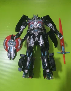 Transformers Movie AOE Black Knight Optimus Prime Toys R Us Japan Ex Complete - Picture 1 of 13