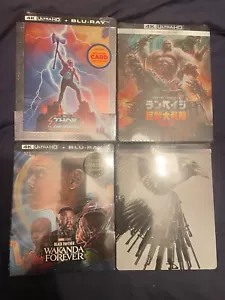 4K Steelbook Lot Black Panther 2, Thor Love & Thunder, Expendables 4, Rampage - Picture 1 of 2