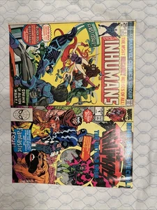 Inhumans #1 1975 Marvel Comic & Inhumans #1 1990 King Size Special Lot - Bild 1 von 15
