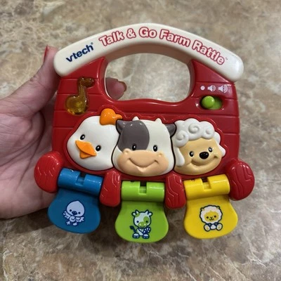 Vtech Talk & Go Farm Rattle Educational Toy Kids VTech Electric Farm Animal Toy - Image 1 of 2
