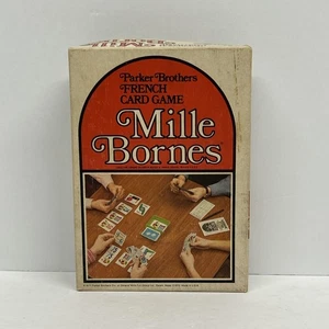 Juego de cartas francés completo Parker Brothers Mille Bornes 1971 de colección - Imagen 1 de 5