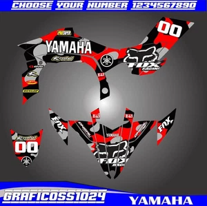 Kit Gráficos para YAMAHA YFZ 450R 2009 2010 2011 2012-2013 Kit Gráficos Pegatinas - Imagen 1 de 6