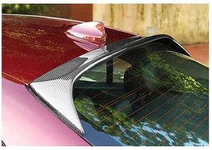 Carbon Fiber Rear Roof Spoiler Wing Window Visor for Alfa Romeo Giulia 17-22 - Picture 1 of 5