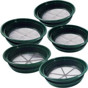 ASR Outdoor 5pc Gold Panning Classifier Screen Set Mesh Soil for Prospecting - Picture 1 of 8