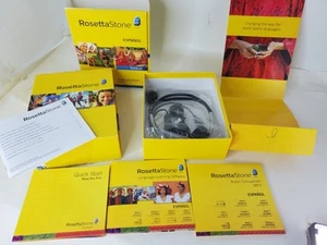 Rosetta Stone Spanish Level 1 Educational Program with Headset - Picture 1 of 12