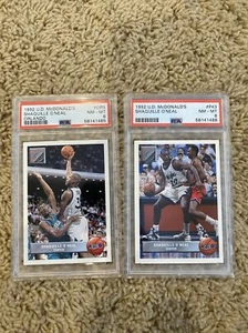 Shaquille O’Neal Upper Deck McDonald’s 1992 PSA lote de 8 cartas novato - Imagen 1 de 2