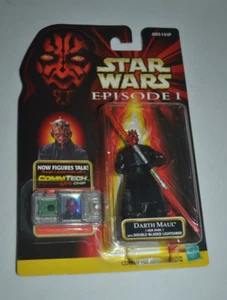 STAR WARS 1999 EPISODE I - DARTH MAUL (JEDI DUEL) WITH DOUBLE BLADED LIGHTSABER - Picture 1 of 3