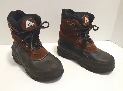 Ozark Trail туристические ботинки молодежи размер Y 1 замши и резины зимние отличном - Изображение 1 из 4