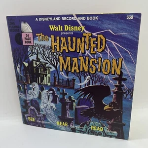 Disney Haunted Mansion 7" Vinyl Record Read Along Book - Picture 1 of 5