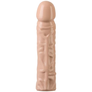 Doc Johnson Vac-U-Lock 8" Classic Dong Beige - Realistic Dildo - Picture 1 of 2