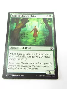 Sage of Shaila's Claim 2016 - KLD (Kaladesh) #168/264 c Magic The Gathering Magic The Gathering - Imagen 1 de 2