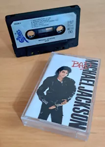 MICHAEL JACKSON BAD CASSETTE TAPE - Picture 1 of 3