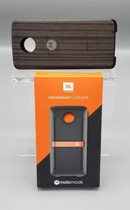 JBL SoundBoost MotoMod Speaker For Moto Z - Wood Grain - Picture 1 of 4
