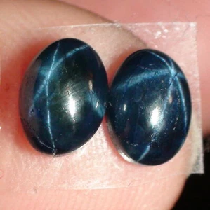 TOP CRYSTAL! 3.35 ct GENUINE UNHEATED/UNTREATED BLUE STAR SAPPHIRE - Picture 1 of 5