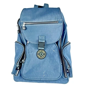 Kipling Alcatraz Blue Rolling Backpack Suitcase WL2027 Wheeled Luggage Carry-On - Picture 1 of 18