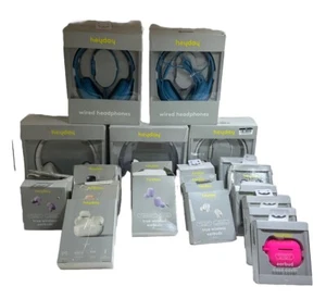 Large Lot of 22 Wireless Earbuds Heyday Headphones Over Ear Open Box - Picture 1 of 11