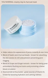 Younique You-niversal Creamy Clay and Charcoal Mask. New - Picture 1 of 1
