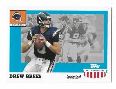 DREW BREES 2003 Topps All American Football # 84 San Diego Chargers NM - MT - Image 1 of 2