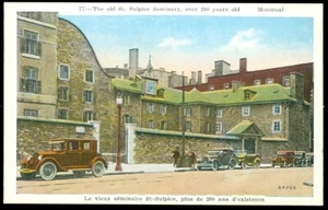 ST. SULPICE SEMINARY, MONTREAL QUE POSTCARD - Imagen 1 de 1
